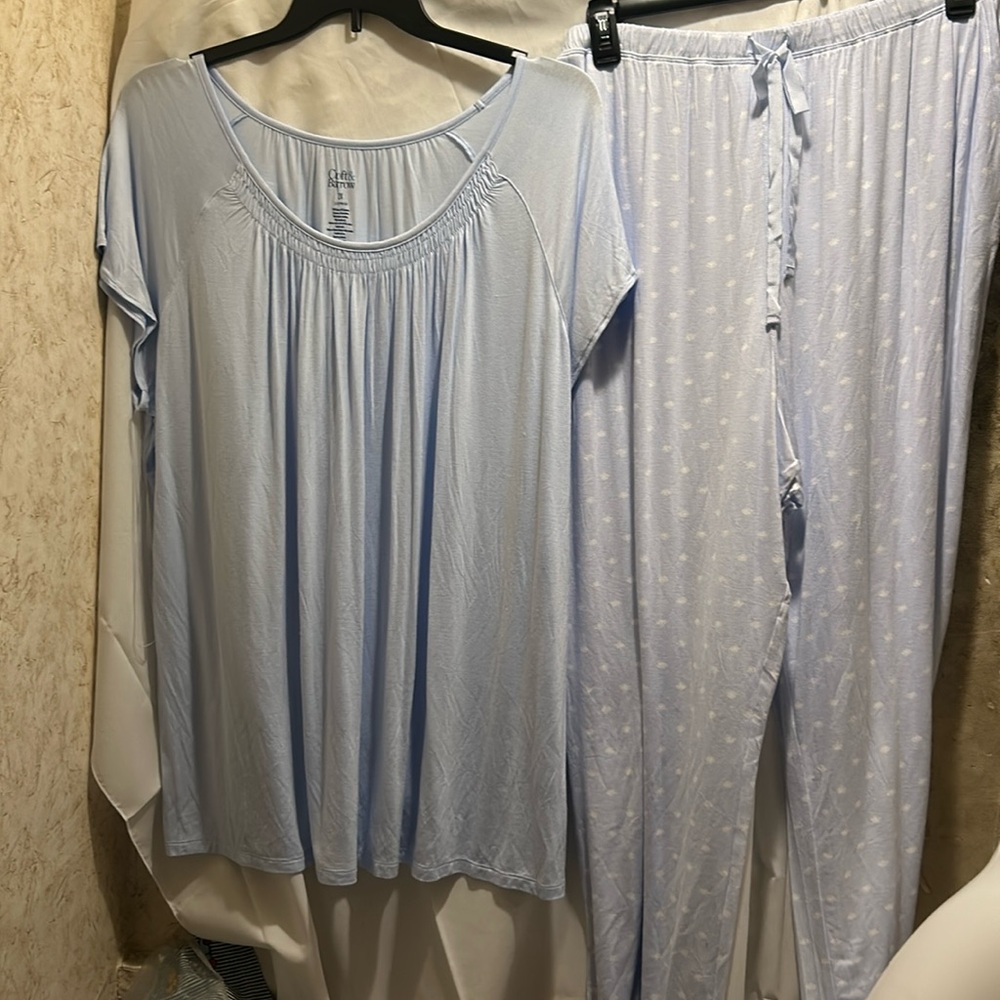 NWT Sz 2x plus size woman’s pajamas top/pants Croft & barrow